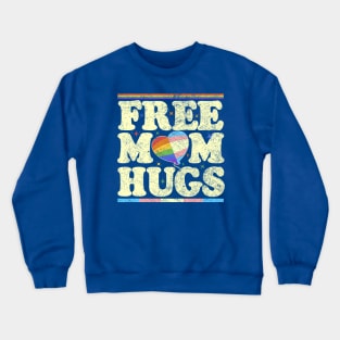 Free Mom Hugs Lgbt Pride Crewneck Sweatshirt